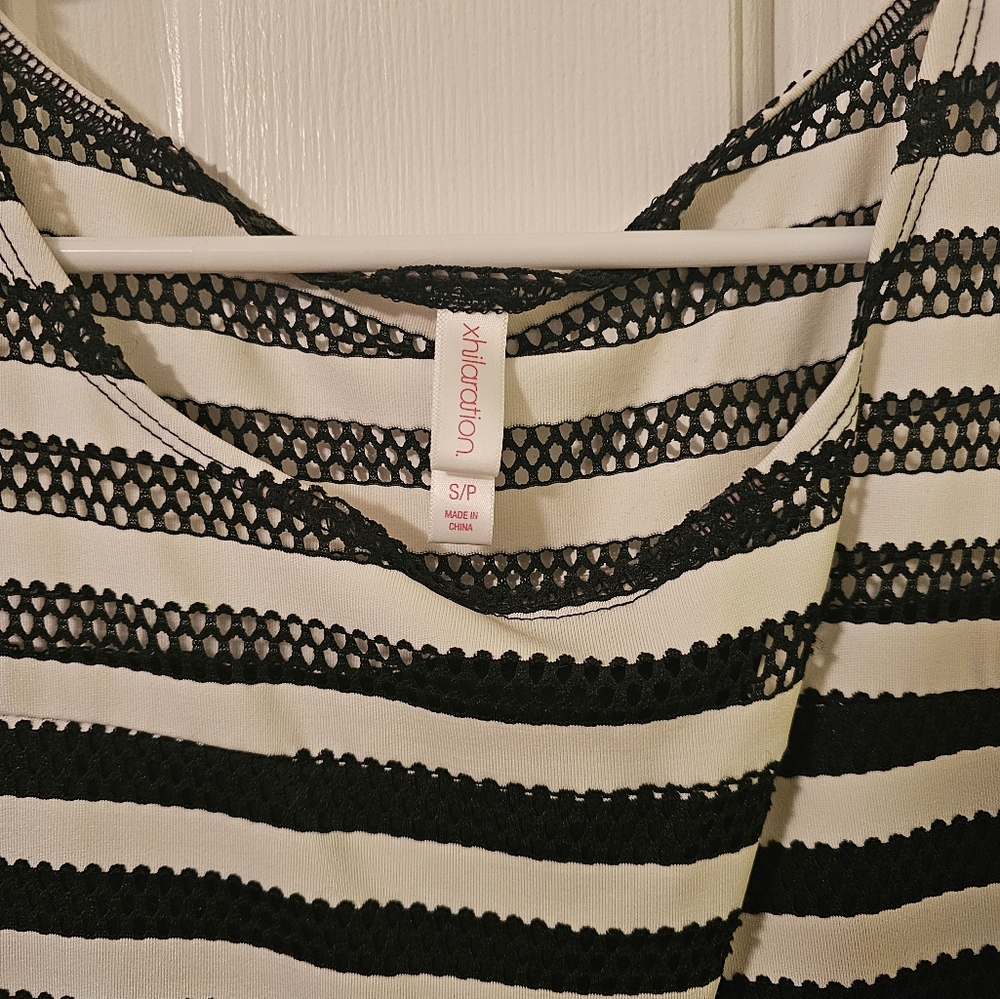 Striped bodycon dress